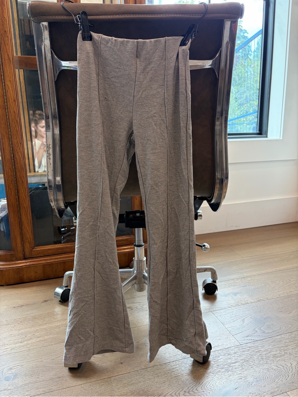 Gray Girls Flared Pants
